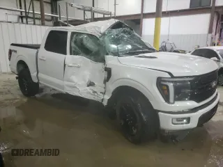 2024 Ford F-150 with VIN 1FTFW7LD8RFA16151, listed as a Copart auction lot 45981835 with 41,829 mi miles and Salvage title. Bid and sale history available at DreamBid. Image 4.