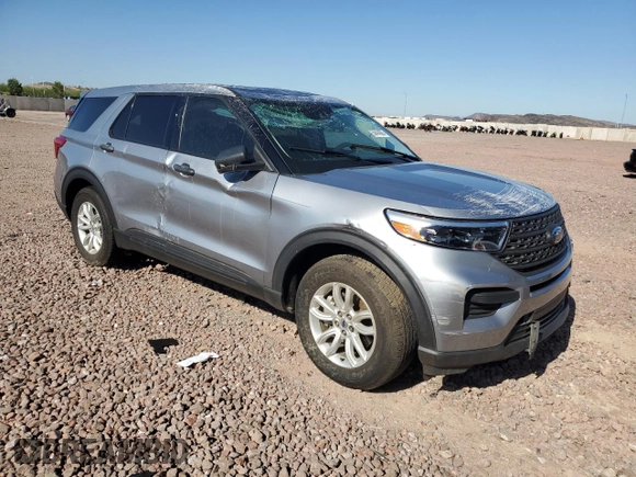 2021 Ford Explorer with VIN 1FMSK7BH7MGA72210, listed as a Copart auction lot 59494505 with 54,769 mi miles and Salvage title. Bid and sale history available at DreamBid. Image 4.