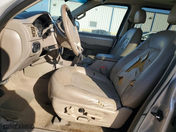 2002 Mercury Mountaineer with VIN 4M2ZU66K32ZJ43699, listed as a Copart auction lot 84080154 with 0 mi miles and Salvage Title. Bid and sale history available at carsss.com. Image 7.