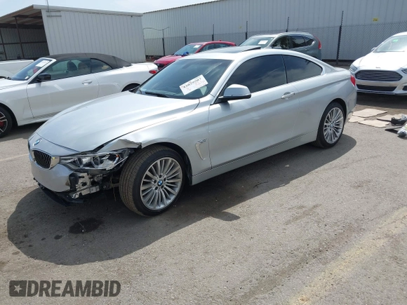 2015 BMW 4 Series 435i with VIN WBA3R1C54FK195482, listed as a IAAI auction lot 42029507 with 78,583 mi miles and . Bid and sale history available at DreamBid. Image 18.