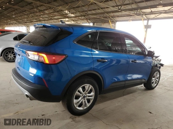 2020 Ford Escape S with VIN 1FMCU0F63LUB91080, listed as a Copart auction lot 43466605 with 45,449 mi miles and Salvage Title. Bid and sale history available at DreamBid. Image 3.