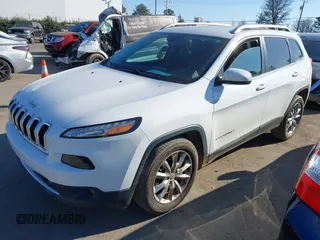 2017 Jeep Cherokee Limited with VIN 1C4PJLDB5HW534225, listed as a IAAI auction lot 41653438 with 126,611 mi miles. Bid and sale history available at carsss.com. Image 2.