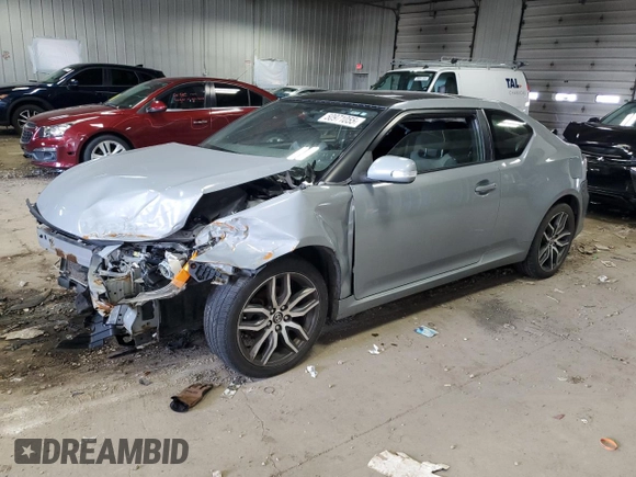 2014 Scion tC z VIN JTKJF5C71E3071683, wystawiony jako Copart lot #50971055 z przebiegiem Nie podano mil oraz Nie do naprawy • Non repairable. Historia ofert i sprzedaży dostępna na DreamBid. Obrazek 1.