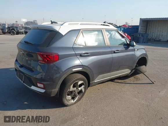 2021 Hyundai Venue SEL with VIN KMHRC8A3XMU126284, listed as a IAAI auction lot 41302612 with 26,804 mi miles and . Bid and sale history available at DreamBid. Image 4.