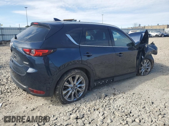 2020 Mazda CX-5 Grand Touring with VIN JM3KFBDM8L0763184, listed as a Copart auction lot 55575105 with 24,855 mi miles and Salvage Title. Bid and sale history available at DreamBid. Image 3.