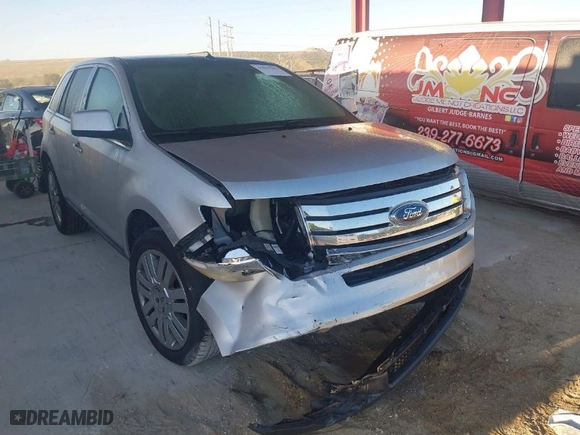 2010 Ford Edge Limited with VIN 2FMDK3KC3ABA72844, listed as a IAAI auction lot 41837503 with 123,579 mi miles. Bid and sale history available at carsss.com. Image 1.