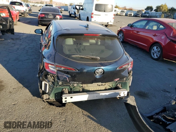 2020 Toyota Corolla Hatchback XSE with VIN JTNC4RBE3L3079340, listed as a Copart auction lot 79960214 with 56,119 mi miles and Salvage Title. Bid and sale history available at carsss.com. Image 6.