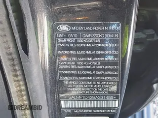 2011 Land Rover Range Rover HSE Lux с VIN SALMF1D42BA331459, выставлен на аукционе IAAI как лот 40887558 с пробегом 174 155 миль миль и . История ставок и продаж доступна на DreamBid. Изображение 9.