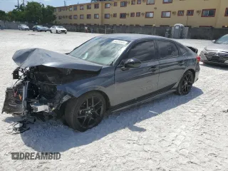 2023 Honda Civic Sedan Sport with VIN 2HGFE2F50PH564832, listed as a Copart auction lot 54326585 with 0 mi miles and Salvage Title. Bid and sale history available at carsss.com. Image 1.