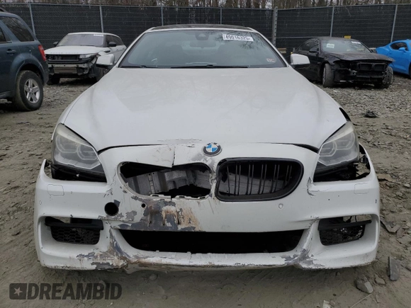 2014 BMW 6 Series 650i xDrive z VIN WBA6B4C54ED371324, wystawiony jako Copart lot #49016325 z przebiegiem 113 395 mil mil oraz Szkoda całkowita • Salvage title. Historia ofert i sprzedaży dostępna na DreamBid. Obrazek 5.