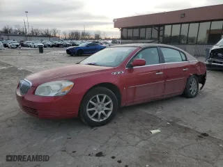 2007 Buick Lucerne V6 CXL with VIN 1G4HD57257U145433, listed as a Copart auction lot 42213815 with 140,506 mi miles and Salvage Title. Bid and sale history available at carsss.com. Image 1.