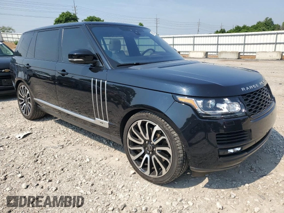 2017 Land Rover Range Rover z VIN SALGS5FE6HA346433, wystawiony jako Copart lot #59935885 z przebiegiem 82 931 mil mil oraz Szkoda całkowita • Salvage title. Historia ofert i sprzedaży dostępna na DreamBid. Obrazek 4.