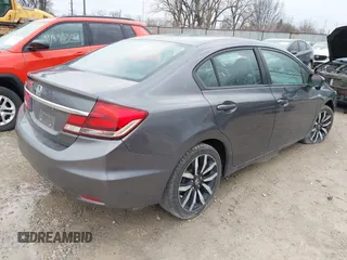 2015 Honda Civic Sedan EX-L with VIN 19XFB2F91FE028279, listed as a IAAI auction lot 41844830 with 140,521 mi miles. Bid and sale history available at carsss.com. Image 4.