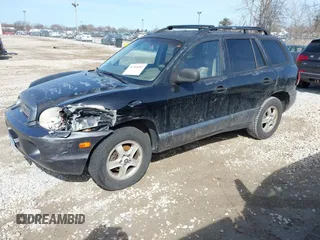 2004 Hyundai Santa Fe GLS with VIN KM8SC13E64U742880, listed as a IAAI auction lot 41764097 with 126,559 mi miles. Bid and sale history available at carsss.com. Image 2.