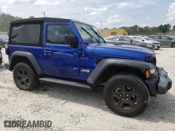 2020 Jeep Wrangler Willys with VIN 1C4GJXAN3LW335320, listed as a Copart auction lot 58863454 with 31,101 mi miles and Non repairable. Bid and sale history available at DreamBid. Image 4.