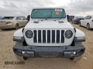 2018 Jeep Wrangler Unlimited Sahara with VIN 1C4HJXEG6JW294419, listed as a Copart auction lot 64219385 with Not provided miles and Salvage title. Bid and sale history available at DreamBid. Image 5.