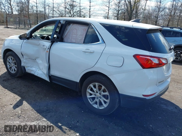 2020 Chevrolet Equinox LT z VIN 2GNAXKEV8L6141918, wystawiony jako IAAI lot #41882535 z przebiegiem 125 974 mil mil oraz . Historia ofert i sprzedaży dostępna na DreamBid. Obrazek 3.