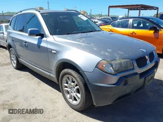 2005 BMW X3 2.5i with VIN WBXPA73415WC50781, listed as a IAAI auction lot 41871451 with 116,251 mi miles. Bid and sale history available at carsss.com. Image 1.