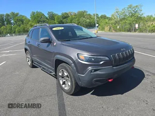 2019 Jeep Cherokee Trailhawk with VIN 1C4PJMBX0KD198278, listed as a Copart auction lot 55134705 with 175,999 mi miles and Clean Title. Bid and sale history available at DreamBid. Image 1.