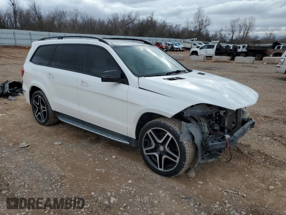 2017 Mercedes-Benz GLS 550 z VIN 4JGDF7DE7HA891193, wystawiony jako Copart lot #46455005 z przebiegiem 127 930 mil mil oraz Szkoda całkowita • Salvage title. Historia ofert i sprzedaży dostępna na DreamBid. Obrazek 4.