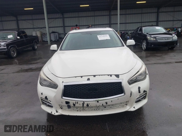 2017 Infiniti Q50 2.0t with VIN JN1CV7AR0HM681482, listed as a IAAI auction lot 41734242 with 228,838 mi miles. Bid and sale history available at carsss.com. Image 12.