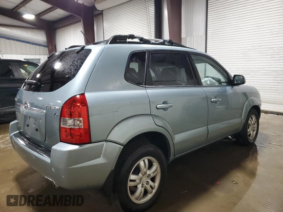 2006 Hyundai Tucson GLS with VIN KM8JN72D36U270643, listed as a Copart auction lot 52848415 with 102,245 mi miles and Salvage Title. Bid and sale history available at carsss.com. Image 3.