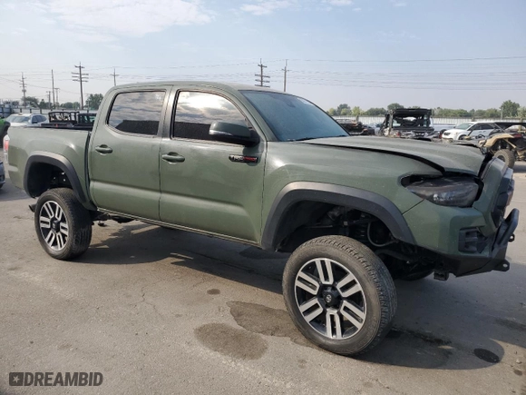 2018 Toyota Tacoma SR with VIN 5TFCZ5AN7JX130280, listed as a Copart auction lot 63921324 with 0 mi miles and Salvage Title. Bid and sale history available at carsss.com. Image 4.
