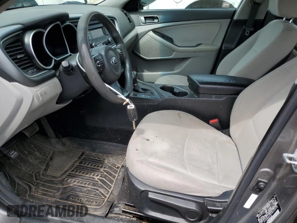2015 Kia Optima LX with VIN 5XXGM4A76FG515579, listed as a Copart auction lot 60132045 with 156,043 mi miles and Clean title. Bid and sale history available at DreamBid. Image 7.