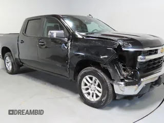 2024 Chevrolet Silverado 1500 LT with VIN 3GCPDKEK2RG420277, listed as a Copart auction lot 56982855 with 9,639 mi miles and Salvage Title. Bid and sale history available at DreamBid. Image 1.