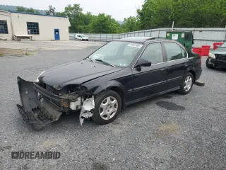 1999 Honda Civic EX z VIN 2HGEJ864XXH585821, wystawiony jako Copart lot #59467905 z przebiegiem 203 392 mil mil oraz Szkoda całkowita • Salvage title. Historia ofert i sprzedaży dostępna na DreamBid. Obrazek 1.