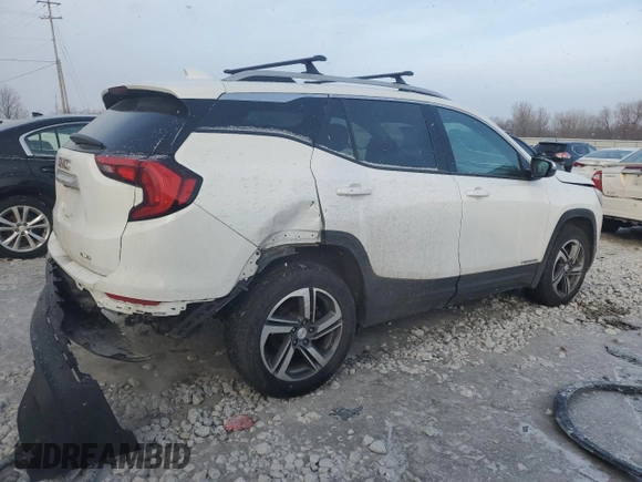 2019 GMC Terrain SLT with VIN 3GKALVEV6KL305929, listed as a Copart auction lot 44205805 with 65,194 mi miles and Clean Title. Bid and sale history available at carsss.com. Image 3.
