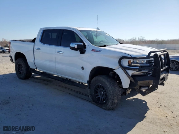 2019 Chevrolet Silverado 1500 LTZ with VIN 3GCUYGEL5KG262794, listed as a Copart auction lot 48676305 with 79,811 mi miles and Salvage Title. Bid and sale history available at carsss.com. Image 4.