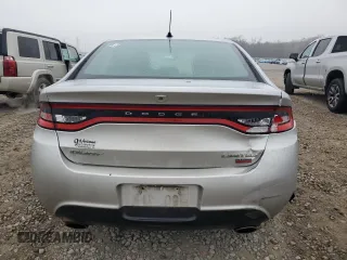 2013 Dodge Dart Limited with VIN 1C3CDFCH7DD251963, listed as a Copart auction lot 44121575 with 107,644 mi miles and Salvage Title. Bid and sale history available at carsss.com. Image 6.