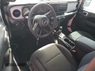 2024 Jeep Wrangler Sport with VIN 1C4PJXAG9RW124892, listed as a Copart auction lot 76882324 with Not provided miles and Salvage title. Bid and sale history available at DreamBid. Image 8.