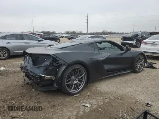 2024 Chevrolet Corvette 1LZ with VIN 1G1YD2D33R5609258, listed as a Copart auction lot 88055455 with 2,151 mi miles and Salvage Title. Bid and sale history available at DreamBid. Image 3.