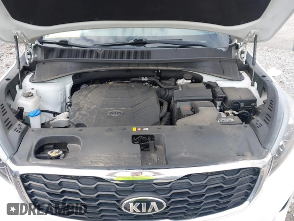 2019 Kia Sorento S V6 with VIN 5XYPG4A57KG605108, listed as a IAAI auction lot 41899611 with 121,198 mi miles. Bid and sale history available at carsss.com. Image 10.