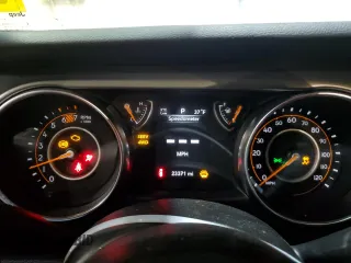 2023 Jeep Wrangler Sport with VIN 1C4HJXDN8PW639488, listed as a Copart auction lot 44931555 with 23,371 mi miles and Salvage Title. Bid and sale history available at DreamBid. Image 9.