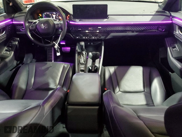 2023 Honda Accord Sport-L with VIN 1HGCY2F70PA070674, listed as a Copart auction lot 57329425 with 26,861 mi miles and Salvage title. Bid and sale history available at DreamBid. Image 8.