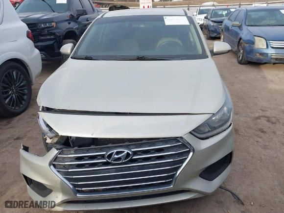 2019 Hyundai Accent SE with VIN 3KPC24A35KE052323, listed as a IAAI auction lot 41351975 with 122,094 mi miles. Bid and sale history available at carsss.com. Image 12.