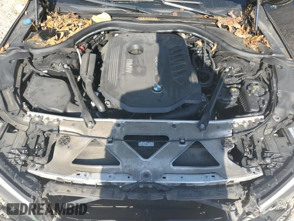 2017 BMW 7 Series 740i with VIN WBA7E2C57HG739482, listed as a Copart auction lot 53652145 with 102,418 mi miles and Salvage title. Bid and sale history available at DreamBid. Image 11.