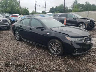 2020 Acura TLX w/A-Spec Pkg with VIN 19UUB3F69LA003178, listed as a Copart auction lot 66671384 with 37,812 mi miles and Salvage Title. Bid and sale history available at carsss.com. Image 4.