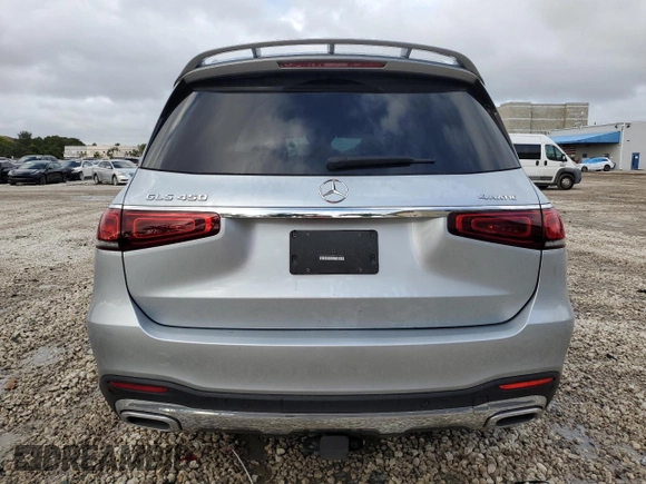 2022 Mercedes-Benz GLS with VIN 4JGFF5KE9NA672991, listed as a Copart auction lot 77032043 with 15,062 mi miles. Bid and sale history available at carsss.com. Image 6.
