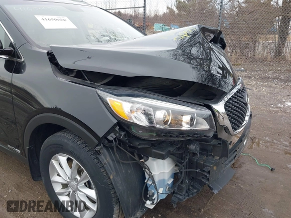 2018 Kia Sorento LX V6 with VIN 5XYPGDA5XJG419416, listed as a IAAI auction lot 41650650 with 95,897 mi miles. Bid and sale history available at carsss.com. Image 18.