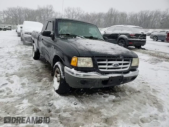 2001 Ford Ranger XLT Appearance with VIN 1FTYR14E11PA62827, listed as a Copart auction lot 87845045 with 142,748 mi miles and Salvage Title. Bid and sale history available at DreamBid. Image 10.
