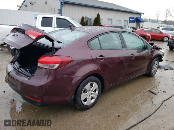 2017 Kia Forte LX with VIN 3KPFK4A75HE040455, listed as a Copart auction lot 85940524 with 158,902 mi miles and Non Repairable. Bid and sale history available at carsss.com. Image 3.