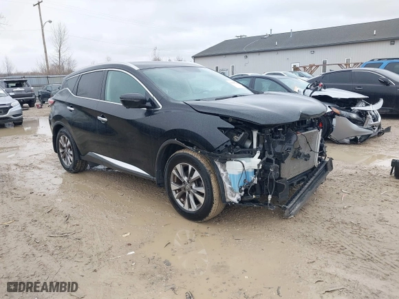 2016 Nissan Murano SL with VIN 5N1AZ2MH2GN170147, listed as a IAAI auction lot 41848224 with 96,191 mi miles. Bid and sale history available at carsss.com. Image 1.