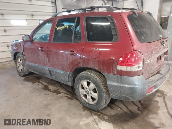 2005 Hyundai Santa Fe GLS with VIN KM8SC73EX5U935778, listed as a IAAI auction lot 41401893 with 248,365 mi miles. Bid and sale history available at carsss.com. Image 3.