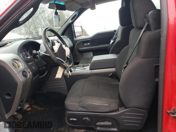 2008 Ford F-150 XLT with VIN 1FTPX14V38FA00086, listed as a Copart auction lot 51097035 with 249,633 mi miles and Salvage Title. Bid and sale history available at carsss.com. Image 7.