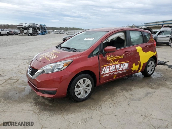 2019 Nissan Versa Note SV with VIN 3N1CE2CP5KL355662, listed as a Copart auction lot 88924435 with 159,001 mi miles and Salvage Title. Bid and sale history available at carsss.com. Image 1.