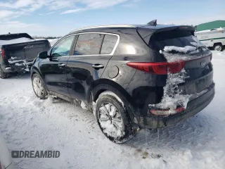 2018 Kia Sportage EX with VIN KNDPNCACXJ7315519, listed as a Copart auction lot 42205945 with 169,560 mi miles and Salvage Title. Bid and sale history available at carsss.com. Image 2.